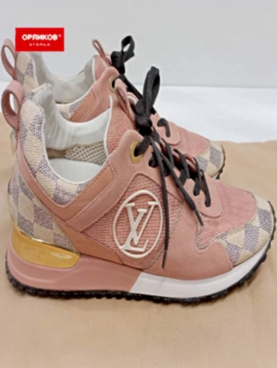 Кроссовки LV после реставрации и восстановления цвета