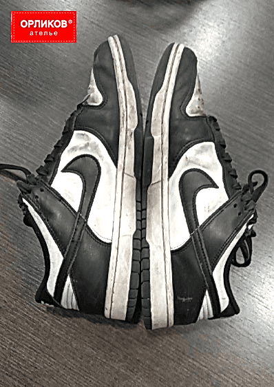 Оригинальные кроссовки Nike до химчистки