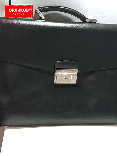 Замок сумки после ремонта