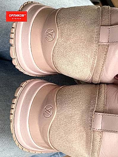 Кроссовки бренда LV после химчистки