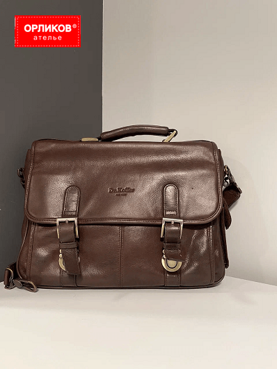 Сумка кожаная Dr. Koffer после реставрации и ремонта
