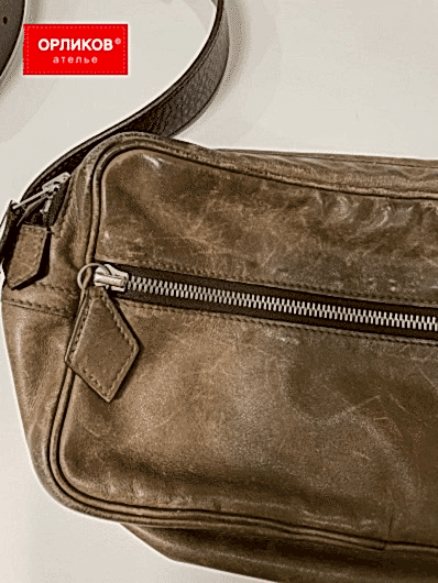 Ремонт сумки Hermes чистка и покраска