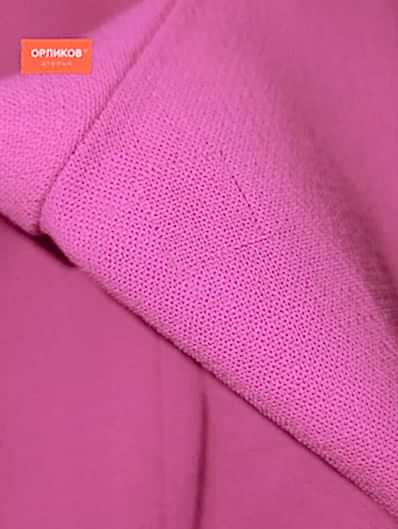 Розовые тканевые брюки после ремонта