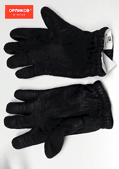 Кожаные перчатки после ремонта