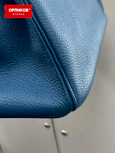 Сумка бренда Hermes после реставрации