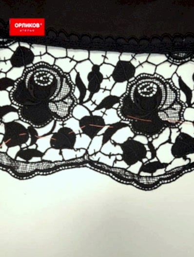 Кружевное полотно после реставрации