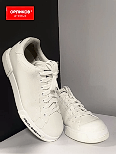 Кроссовки Dolche&Gabbana после химчистки