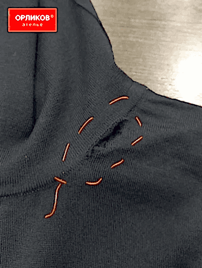 Водолазка до ремонта проймы