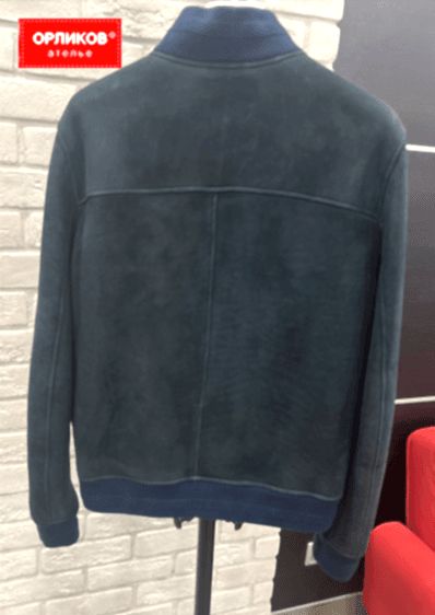 Замшевая куртка после крашения