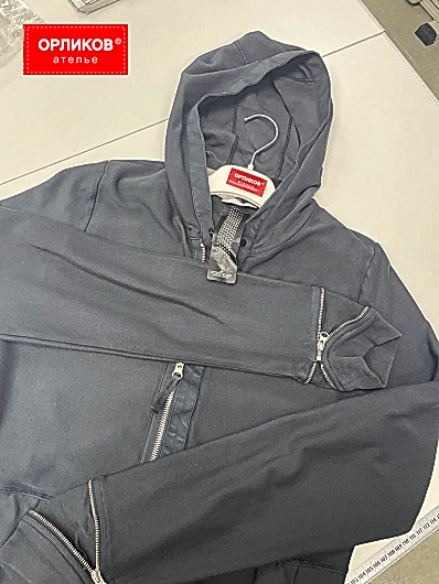 Худи Stone island после окрашивания