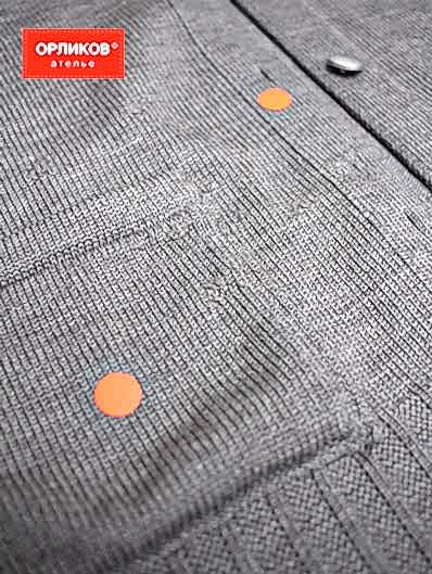 Затяжки на трикотаже