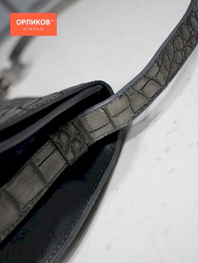 Ремешок сумки после ремонта